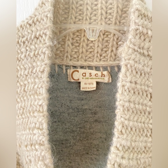 Casch by Gro Abrahamsson Button Down Cardigan Size M EUC - Picture 3 of 5